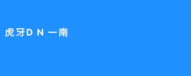 虎牙DN一南