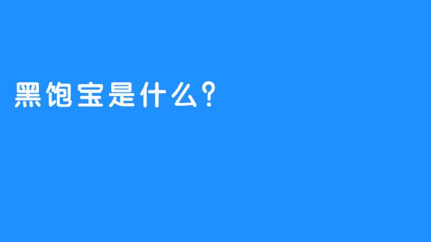 黑饱宝是什么？